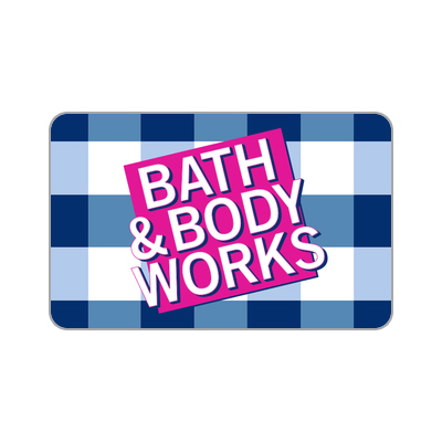 BATH & BODY WORKS<sup>&reg;</sup> $10 Gift Card – Indulge yourself with luxurious fragrances, beauty and home décor products, accessories, and more.