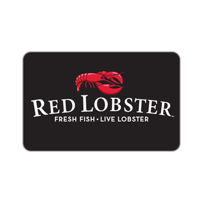 RED LOBSTER<sup>®</sup> $10 Gift Card - Perfect for anyone who loves fresh seafood! This gift card is worth $10 at any Red Lobster restaurant.